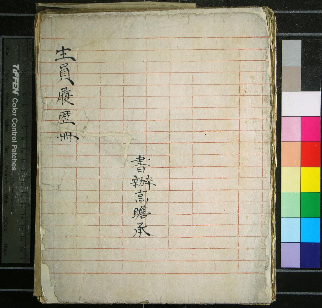 《嘉興生員履歷冊一卷》作者：(清)  抄本  PDF下载-汉笺公版书